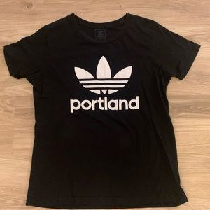Adidas Originals STACKED PORTLAND TREFOIL TEE